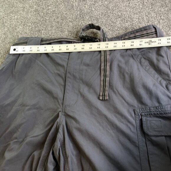 Duluth Trading Co Shorts Mens XXL 2XL Blue Cargo Dry On The Fly Stretch - Picture 6 of 11